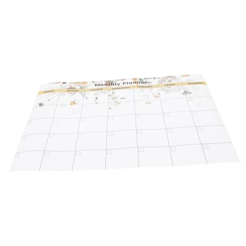 CAXUSD Magnetisk Planeringsbräda för Kylskåp Torkbar Månad Veckoplanerare Hemmaorganisatör för Påminnelser Listor för Familjeplanering Hemdekor