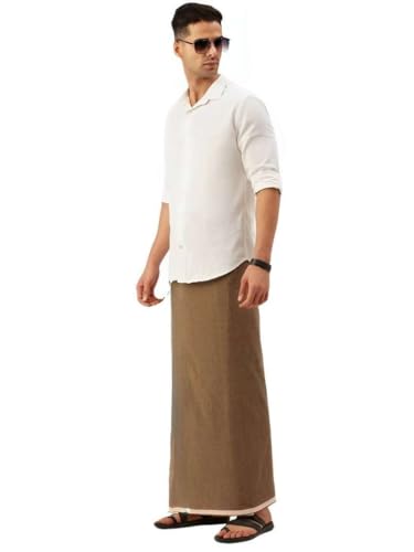 Image of pure cotton lungi for men