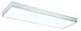 Lighting by AFX CTW432R8 Traditional Wood Frame 4-32 Watt Light Fixture, White Finish with White Acrylic Diffuser