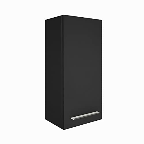 paplinskimoebel Meuble de salle de bain suspendu 32 x 23 x 69 cm - Étagère de salle de bain - Commode - Meuble mural (graphite) Cover