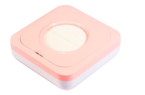 LXIANGN Nail Dust Collector Machine 80w Powerful Nail Vacuum Dust Collector Professional Nail Filter Suction Fan Extractor Manicure Tool (Pink)