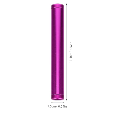 Estuche tubular de aluminio resistente al agua para almacenamiento miniatura 2