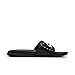 Nike Women's Benassi JDI Slides, Black/White, 7