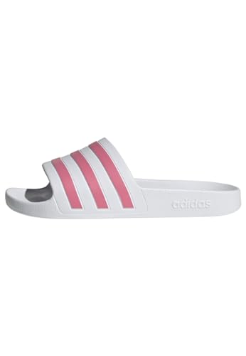 adidas Adilette Shower, SE DESLIZA Mujer, Cloud White/Rose Tone/Cloud White, 40.5 EU