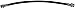 Dorman H621863 Clutch Hydraulic Hose Compatible with Select Acura / Honda Models