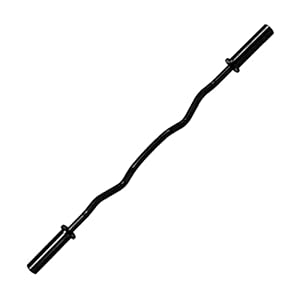Olympic EZ Curl Bar – Muscle Work Fitness – Free weights barbell, Strength training equipment, weightlifting