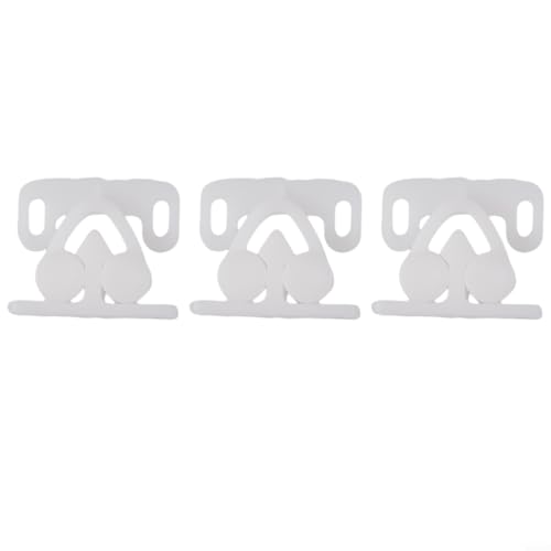 Allthingstore Pestillo de plástico ABS para puerta de barco, 3 unidades, accesorios para gabinetes, gabinetes y muebles