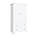 Prepac White Monterey 2 Door Armoire