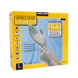 Kirkland Signature Large Nitrile Exam Gloves, Latex Free, 2 x 200 Gloves