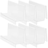 Gadpiparty Organizador de Billetera de PP Transparente de Escritorio 6 Piezas, Soporte Resistente y Estructura Elegante para Exhibición en Comerciales