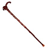 Bubinga,Wooden Walking Stick for Seniors, Wood Walking Cane for Women & Mens, Chinese Decor & Gifts, Chinese New Year Decoration (Bubinga 'Fu' (Blessing) Character Brocade Box)