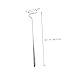 balacoo Stainless Steel Snake Hook Telescoping Reptile Catcher Handling Tool for Snake Control and for and Other Reptiles