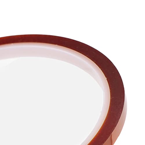 Image of Baxnore Heat Resistant Tape, High Temperature Resistant PI Polyimide Sublimation Heat Tape, Sublimation Heat Transfer Tape for Coffee Mugs Plates (5mm)