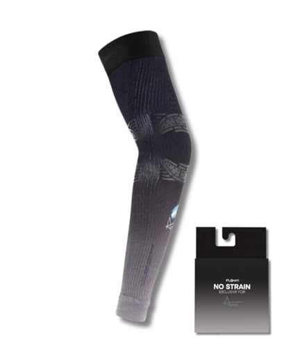 Manchon de compression biomécanique FLOKY No Strain x Tapia noir T2 M/L sport