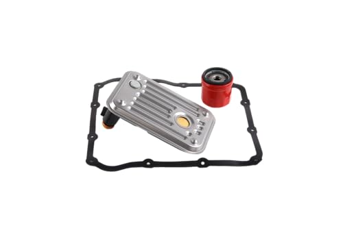 Transmission Filter Kit for Allison 1000 2000 Series,Fit for 2001-2010 Chevy Silverado/GMC Sierra 2500 3500HD, Internal Shallow Filter& External Spin On Filter ,Replaces OE 29539579 29537965
