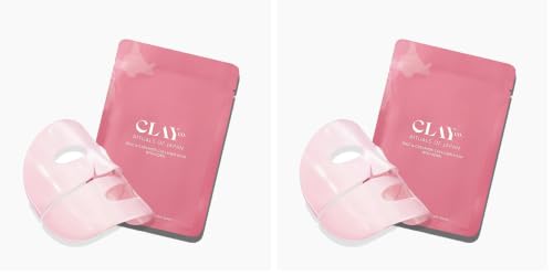 Image of ClayCo Rice & Ceramide Collagen Sheet Mask | Hydrating & Brightening Face Mask with PDRN | Niacinamide & Hyaluronic Acid | 35 g (Pack of 2)