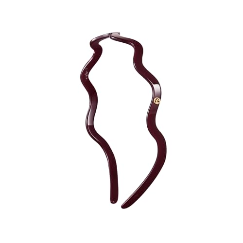 EVITA PERONI Wavy HairBand for Women Fashion Thin Headbands Non Slip