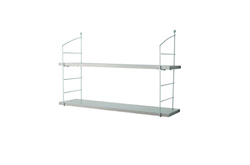 Element System Wire & Wood Retro - Juego de 2 estantes de madera, 11372-00000