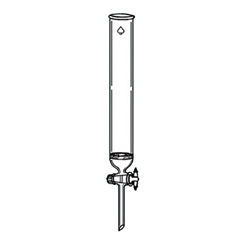 Colonne chromatographique en verre disque fraisé alésage 2 mm 5889-40