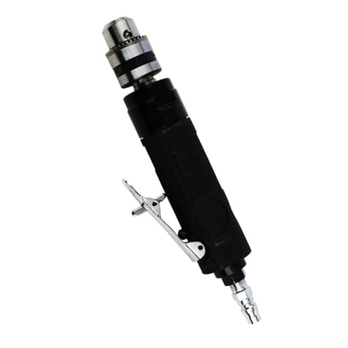 ZWEquipint Perceuse pneumatique de 7,6 cm, outil de perçage pneumatique de 2500 tr/min avec mandrin réglable, pour travaux de filetage en métal et plastique