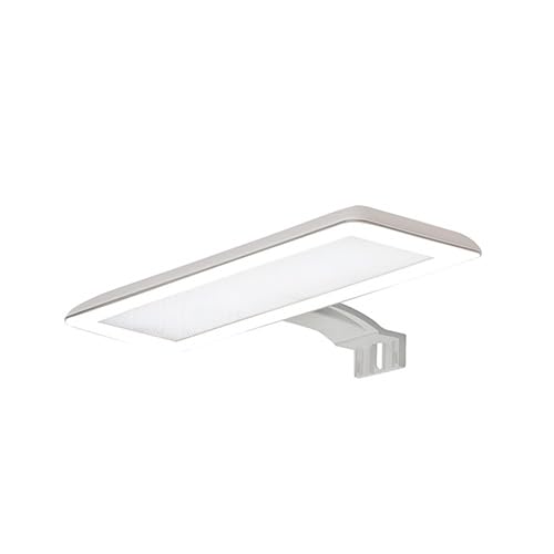 Aplike - Aplique LED Multienganche para Espejo de Baño - Luz Blanca Fría (5700K) - 30cm | Modelo Vesta (Gris)