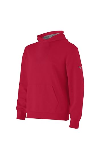 Mizuno Challenger Hoodie, Red, Medium