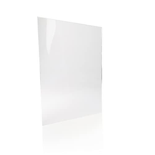 Djois by Tarifold - Lot 10 plaques A4 en Acrylique Transparent à personnaliser - Plaque Plexiglas Transparent pour Remplacement du Verre du Cadre Photo, Peinture, Décoration - 930141