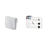 Produkt 2: Farbe: Weiß Maico - Original ECA 100 ipro Kleinraumventilator Art.Nr.0084.0200 Ventilatoren, zweistufig, DN 100, Standardausführung & Elektrobock CS3-1B Nachlaufrelais Unterputz, Weiß