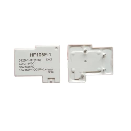 Relais HF105F-1 012-1HTF T90-1A-12V-4P-30A pour circuit imprimé