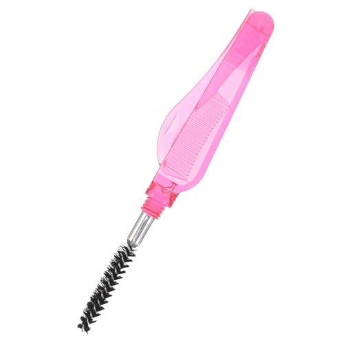 Gogogmee Foldable Eyelash Separator Tool 2-in-1 Brow Brush Mascara Brush Travel-Sized Lash Grooming Set Eyelash Combs for Women Beauty Tool Kit