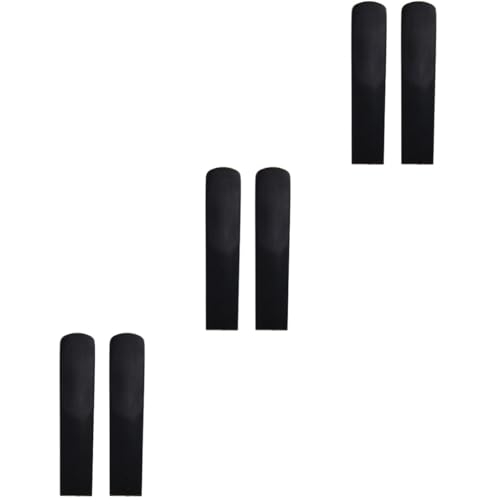ULDIGI 3sets Clarinet Reeds Strength 2.5 Resin Woodwind Instrument Parts Sound Quality Clarinet Accessories 2pcs*3