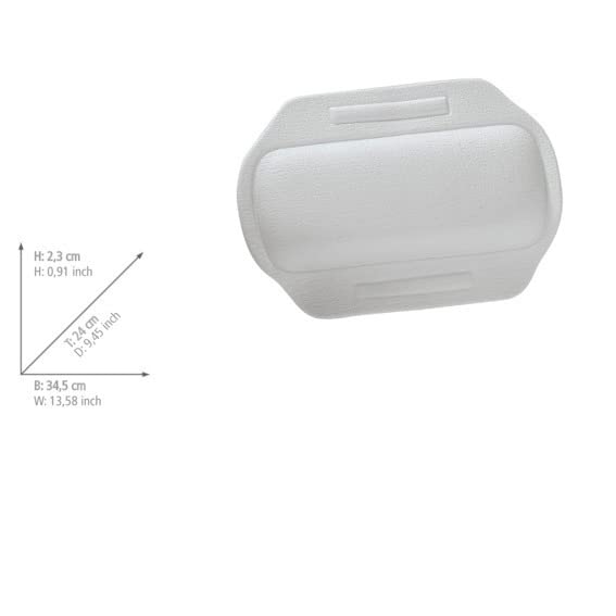 Cuscino Da Vasca Wenko Tropic - Supporto Testa E Cervicale, Bianco - Foto 4