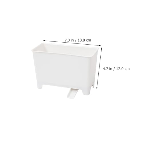 Cabilock 2 piezas de botes de basura para fregadero de cocina miniatura 2