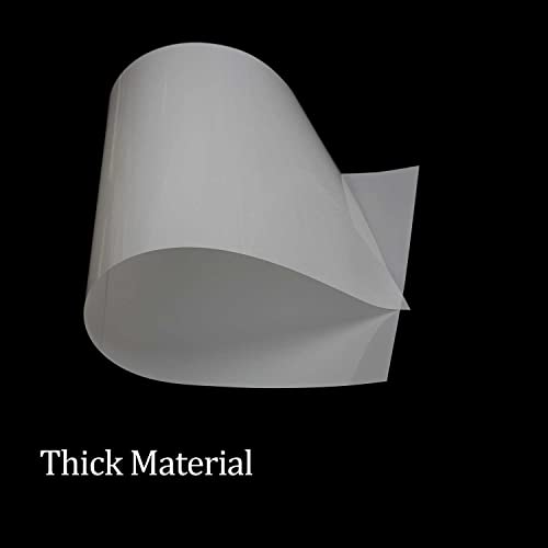 10 Sheets 10 Mil Mylar Sheet 12 X 24 Inch Milky Translucent Plastic Blank Stencil, Make Your Own Stencil For Cricut, Laser Cutting, Gyro-Cut Tool Template Material #TOP2