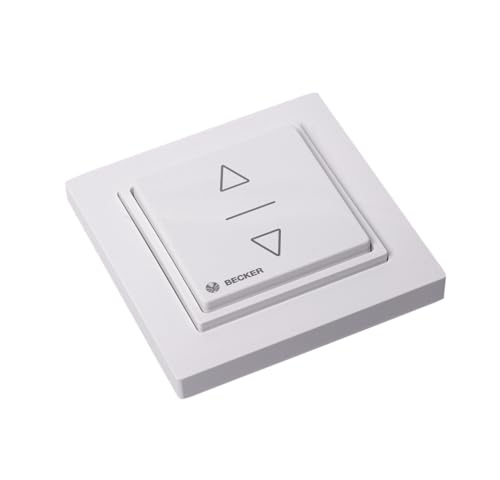 Preisvergleich Produktbild Becker Centronic EasyControl EC62P / E62S Rollladenschalter / Rollladentaster für verdrahtete Antriebe (Schalter mit Rast)
