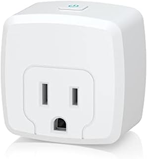 HBN Smart Plug Mini 15A, WiFi Smart Outlet Works with Alexa, Google Home Assistant, Remote Control with Timer Function, No Hub Required, ETL Certified, 2.4G WiFi Only, 1-Pack
