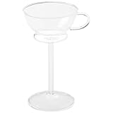 LALADEFIEE Eleganter Weinkelch aus Glas 140ml mit Stilvollem Design für Pool Party und Zuhause als...