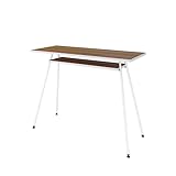 LEVIRA Escritorio, 100 x 40 x 75 - Nogal Troia y Blanco