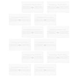 TEHAUX 12pcs Fire Alarm Call Point Glass Replacement, Manual Call Point Cover with High Temperature Resistant Glass for Enhanced Emergency Response in Malls and Offices