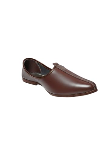 Image of Elite Men's Ethnic Mojari Black Premium Handmade Traditional Footwear