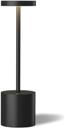 Luminária de Mesa Retro Industrial, Luz de Notinha, Toque 3 Cores...