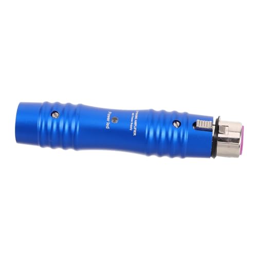EXQUIMEUBLE 48v Amplificatore Microfono Manuale Per Microfoni Dinamici e Nastro