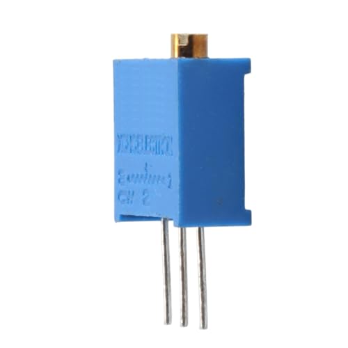 Image of ACOLY 10 Pcs 3296W-502 Multi Turn Adjustable Potentiometer 5K Ohm Multiturn Trimmer Potentiometer Blue Adjustable Variable Resistor(5K)