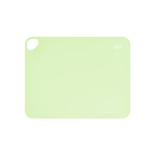 Image of Olababy Fold N Go Silicone Placemat w Travel Case | Dishwasher Safe, BPA Free, Non-Slip, Waterproof | Mini Dining Mat for Infants, Babies, Toddlers and Kids (1, Kiwi)