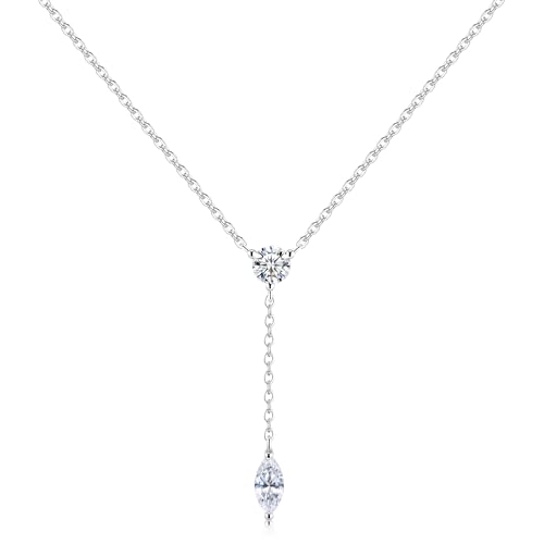 Specifiche: lunghezza regolabile: 41 + 5 cm di lunghezza di estensione con forte chiusura a molla. Questa collana da donna con diamanti ha la lunghezza perfetta per completare qualsiasi scollatura e aggiungere un tocco di eleganza a qualsiasi outfit.