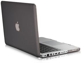 TOP CASE - 2 in 1 Signature Bundle Rubberized Hard Case and Keyboard Cover Compatible Old Generation MacBook Pro 13" with DVD Drive/CD-ROM Model: A1278 - Grey