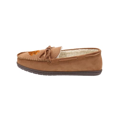 Image of FOCO NCAA Mens NCAA College Team Logo Moccasin Slippers