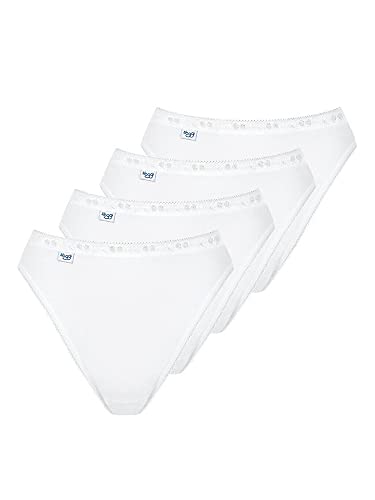  Sloggi Basic+ Tai 4p Slip, Bianco (White 2), 4 (Pacco da 4) Donna