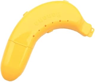 Gcroet 1PC Banana Holder Outdoor Travel Cute Banana Protector Storage Box,Creative Saver Guard Holder Case Creative Lunch Carrier Yellow Banana Protector, Banana Guard Holder, Banana Saver Banana