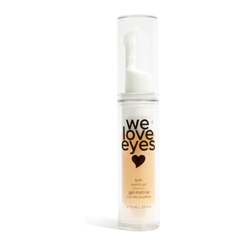 We Love Eyes A.M. Eyelid Gel - For puffy eyes, fine lines, under eye bags. Healthy for your eyes. Botanical & vegan ingredients. Cover